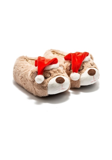 Twigy Duman Kadın,Garson Boy Hayvanlı Panduf Kahverengi 36/41 CC0575 Kahverengi