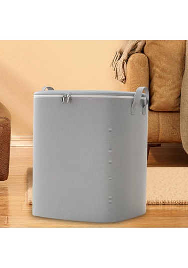 Homyl Katlanabilir Elbise Saklama Çantası Giyim Yatak 110l-48x45x50cm Gri Diğer