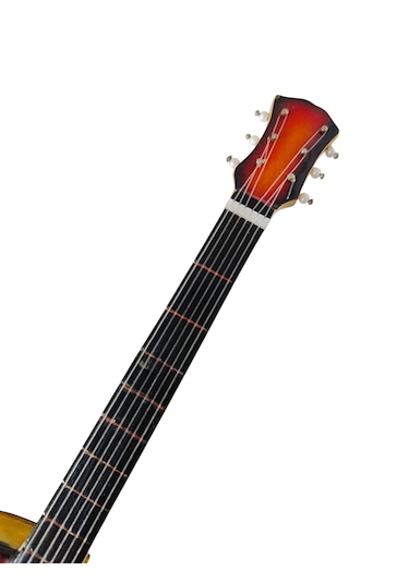 El Yapımı 1/4 Ölçek Minyatür Elektro Gitar Gibson Es-275 Sunburst