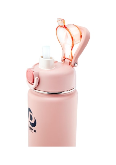 Daima Keep Go 750 Ml 12 Saat Sıcak 24 Saat Soğuk Pembe Termos Pembe