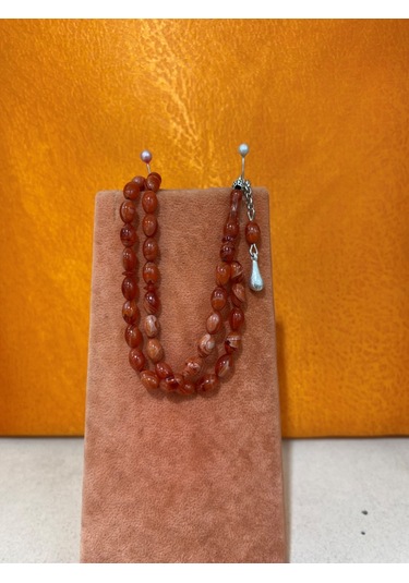 Firuze Gümüş Ateş Kehribar Tespih F16001865