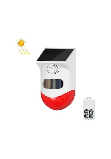 Sones Açık Hava Ip67 Su Geçirmez Güneş Enerjili Kızılötesi Alarm, Özellikler: Uzaktan Kumanda