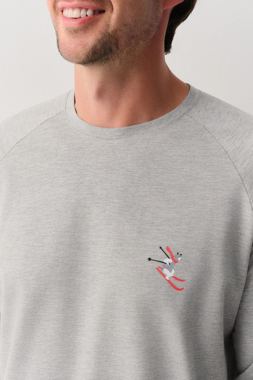 Suwen Austin Erkek Pijama Takımı Sh26315660628 Lacivert Desenli