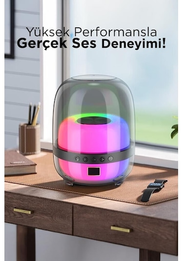 Torima BTS-1843 Kablosuz Taşınabilir RGB Işıklı Bluetooth Hoparlör