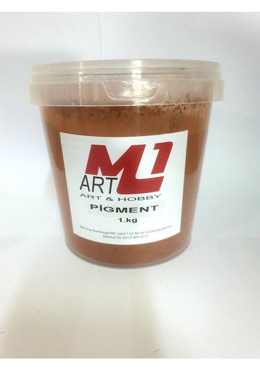 M1 ART Toz Pigment Boya 1.kg - KAHVE