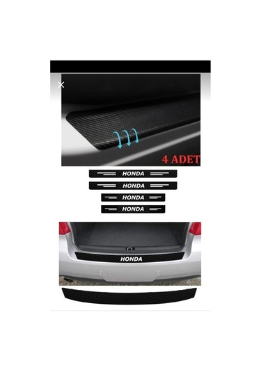 Honda Cr-z Bağaj Ve Kapı Eşiği Karbon Sticker Set