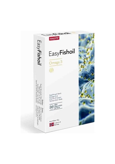 EasyFishOil Omega 3 YETİŞKİN 30 Çiğnenebilir Jel Form