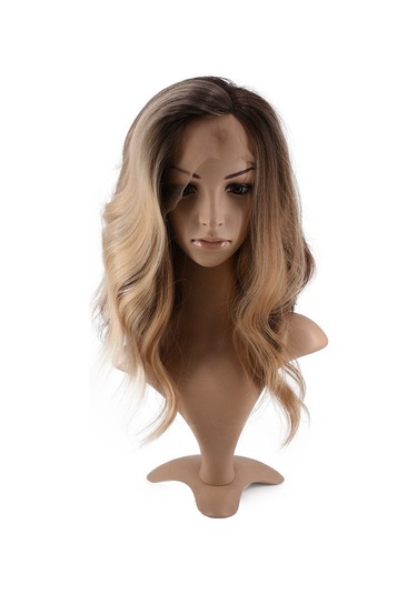 Lebıhmurah Wg2496 Kadın Moda Ön Dantel Peruk Kahverengi Doğal Görünümlü Kadın Cury Peruk