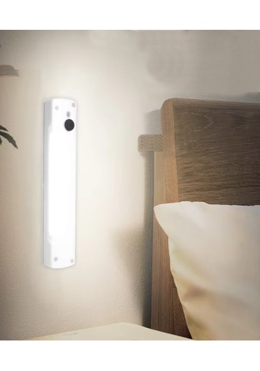 Ç:ok Amaçlı Taşınabilir Led Işık - Mıknatıslı Çalışma Lambası 19cm Beyaz