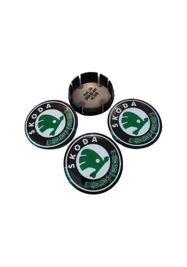 Skoda Jant Göbeği Geçmeli - 4 Adet-(Dıştan 56 Iç 52Mm) (544303811)