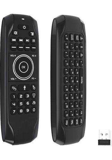 Maiyame Havada Kullanılabilen 2.4g Kablosuz Klavye - Ses Kontrolü Ve Arka Aydınlatmalı 112 Karakter