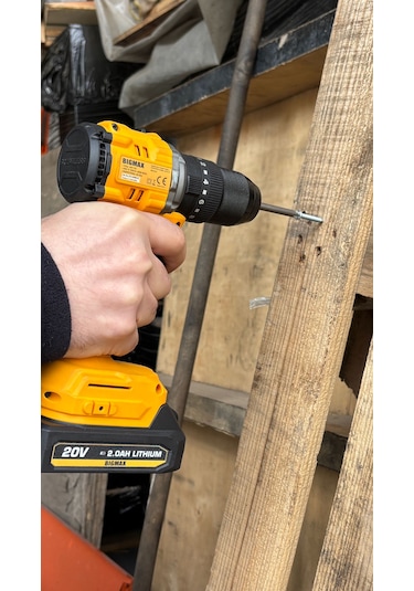 Bigmax BX2101 20V 2x2AH Akü Şarjlı Matkap