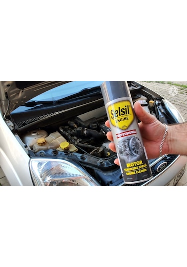 Selsil Susuz Motor Temizleme Spreyi 500 ML Gri