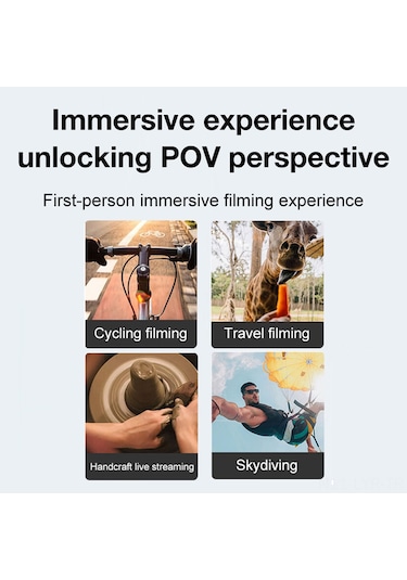 Ranyeek Pov Video Çekim İçin Boyun Taşıma Aparatı - 1/4 Vida Bağlantısı İle Spor Kameralara Uyumlu