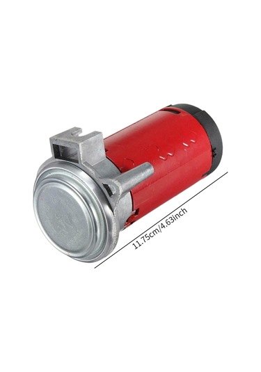 Homyl Horn Loud Car Hava Kornası Kompresörü Kırmızı