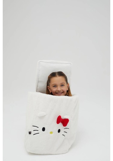 Hello Kitty Kız Çocuk Kısa Şortlu Pamuklu Pijama Takımı Renklı