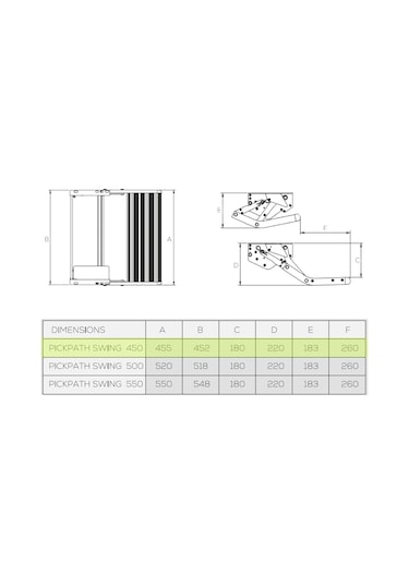 Bustronic Pickpath Sw 455mm Katlanır Motokaravan Giriş Basamağı