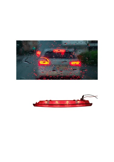 Sointeresting Led Arka Fren Lambası Renault Megane Mk2 Hatchback Grand Scenic Iı 2002-2009 Kırmızı İçin Arka Üçüncü Fren Stop Lambası Değiştirin