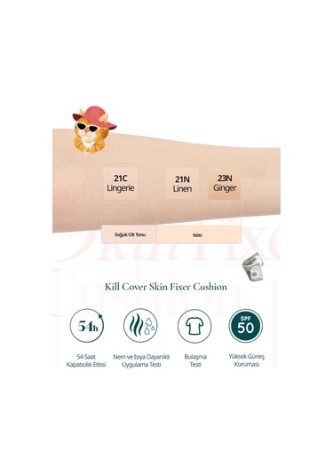 Clio Kill Cover Skin Fixer Cushion 21N Linen Luxury Koshort