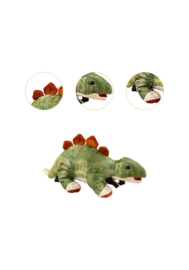 Suntek Dinozor Sırt Çantası Hediye Peluş Oyuncak Parti Açık Yeşil