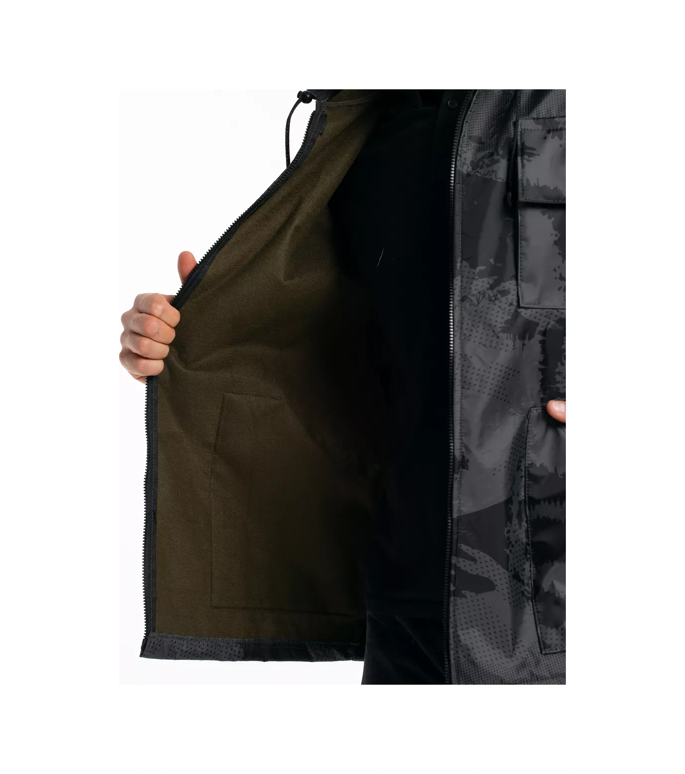 Otlicnyj İş Ceketi Rüzgarlık Taktik Yalıtımlı 206727886 Siyah