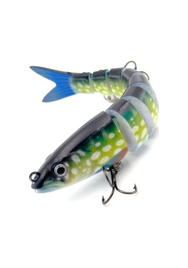 Fochsia Zzkug 12 Parça Yapay Yem Seti 13.5cm 19g 8 Bölüm Titreşimli Şekilli Yüzey Yemi Tatlı Ve Tuzlu Su İçin