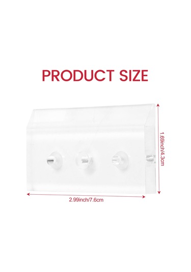 Duvara Monte Güverte Ekranı Lüks Kaykay Depolama Tutucu Rafı Şeffaf Renk Çok Renkli