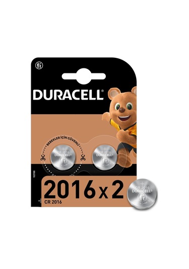Duracell Özel 2016 Lityum Düğme Pil 3v 2 Li Paket