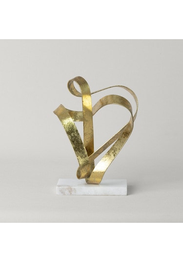 Linens Medlin Dekor 19x13x27 Cm Gold