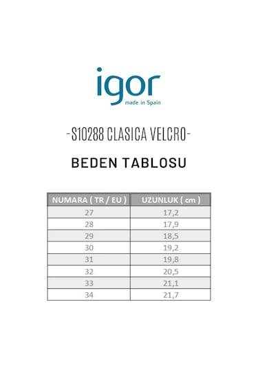 Igor Clasica Velcro Kız Çocuk Mint Sandalet S10288-026 Mint Yeşili