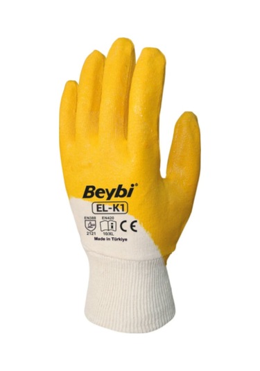 Eldiven Beybi Elk-1 Nitril Iş Eldiveni 12 Çift