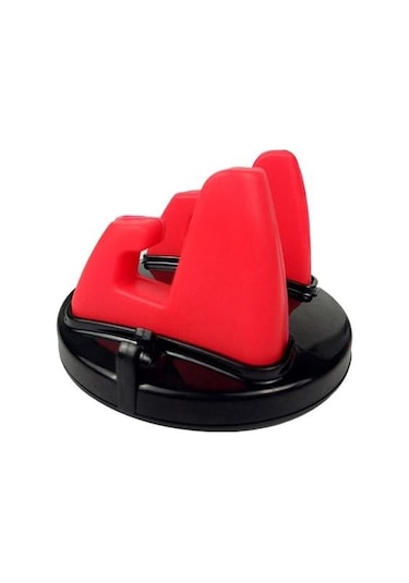 Joyhub Evrensel Yumuşak Silikon 360 Derece Rotasyon Kaymaz Araba Tutucu Telefon Standı Kırmızı Torpido Üstü Tzqe8r