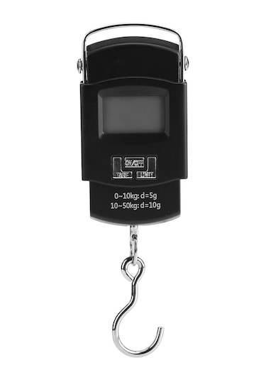 Xiyyadms Taşınabilir Kanca Tipi Elektronik Terazi - Lcd Arka Işık, Tare Fonksiyonu, Otomatik Kapatma, Sıcaklık Ölçümü - Sırt Çantası, Alışveriş, Balıkçılık İçin