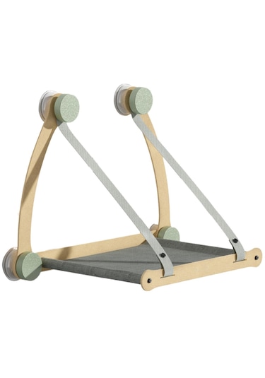 Suntek Kedi Pencere Levrek Yıkanabilir Sağlam Tırmanma Gri