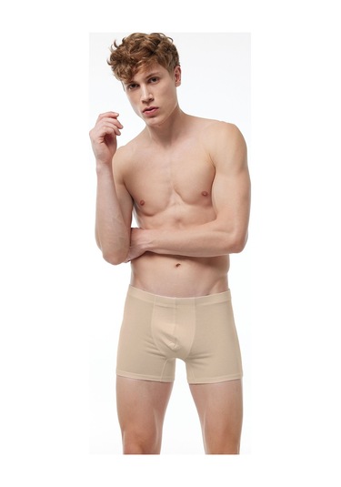 Malabadi Görünmez Boxer Erkek Siyah Beyaz Ten Rengi 3 Lü Paket Likralı Modal Iç Göstermeyen Boxer Mb58 Siyah-beyaz-ten