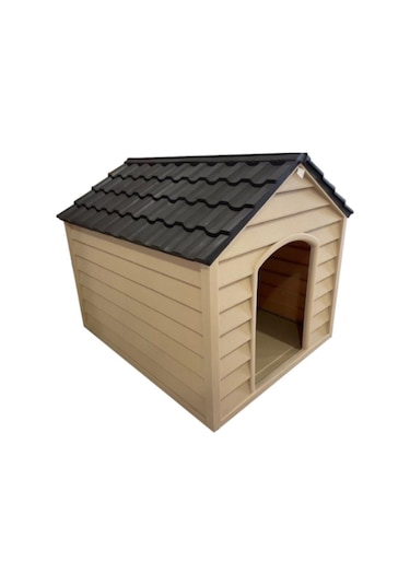 Aquahome Plastik Dış İç Ortam Köpek Kulübesi 62 x 76 x 64 CM