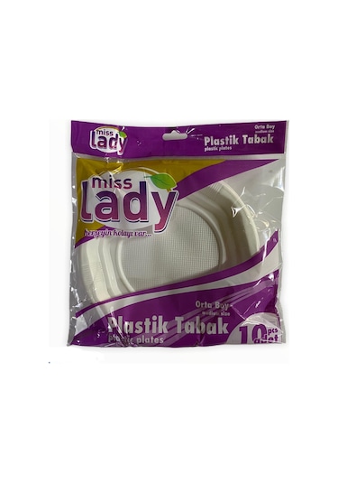 Miss Lady Orta Boy Plastik Tabak 10 Adet