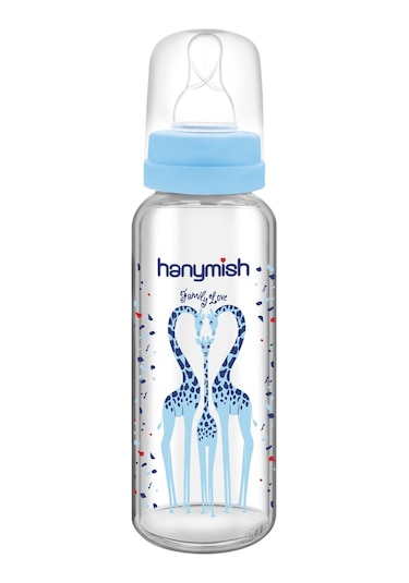Hanymish Cam Biberon 240 ML - Mavi