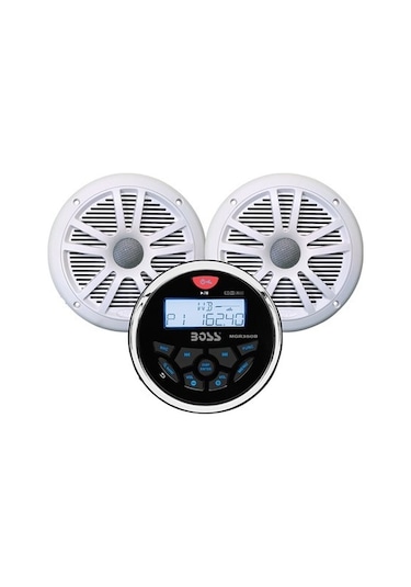 Boss Audio Systems Mckgb350W.6 Usb Aux Girişli Bluetoothlu Hoparlörlü Marin Teyp Seti