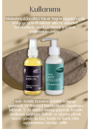 Mecitefendi Selülit Kremi + Vücut Bakım Sıkılaştırıcı Yağ