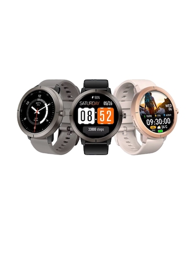 Spovan Atlasphere Pro Dahili Gps Amoled Ekran 5atm Sesli Görüşme Akıllı Saat (İthalatçı Garantili)
