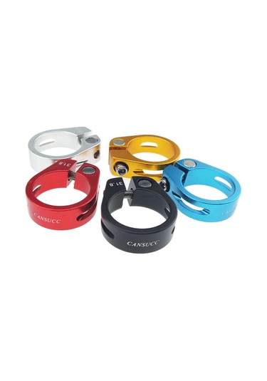 Suntek 31.8mm Seatpost Kelepçe Tüp Klip Hızlı Bırakma Siyah