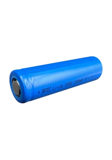 14500 3.7v Li-ıon 1000mah 5c Şarj Edilebilir Kalem Pil 3'lü
