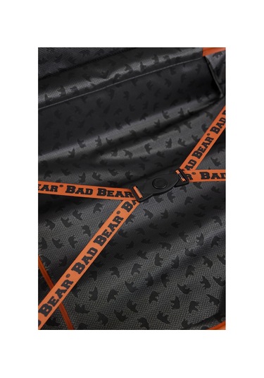 Bad Bear Logo Siyah Büyük Boy Tekerlekli Abs Valiz 95 Lt. - Siyah