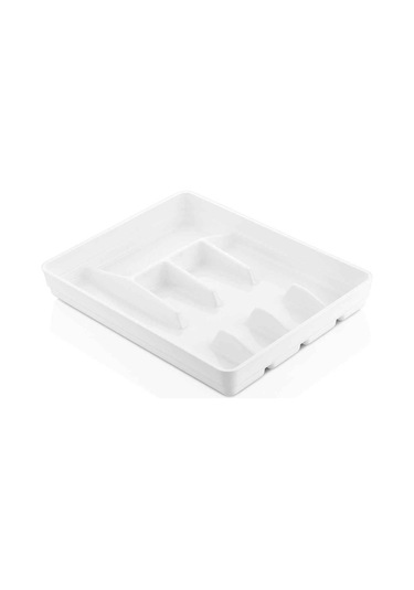 Akrilik Beyaz Çekmece İçi Kaşıklık & Organizatör ( 34*26*4.5)