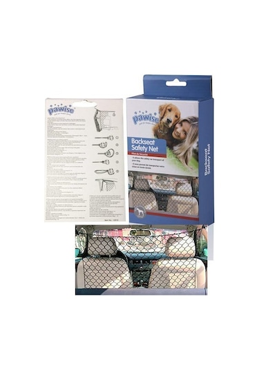 Pawise Araç İçi Bölme Ağı 122 x 64 CM Siyah