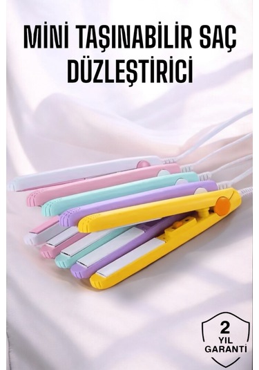 180 C Isı Ve Uzun Süre Kalıcı Düzlük Sağlayan Mini Saç Düzleştirici