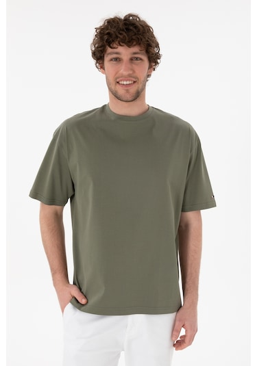 U.S. Polo Assn. Erkek Comfort Fit Bisiklet Yaka Vizon Merserize Basic Tişört 50313089-VR052 U.S. Polo Assn. Erkek Comfort Fit Bisiklet Yaka Vizon Merserize Basic Tişört 50313089-VR052