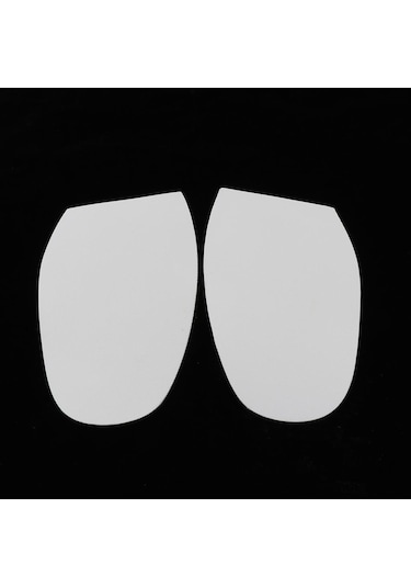 Homyl 1 Çift Kauçuk Yarım Taban Değiştirme Kaymaz Beyaz Beyaz