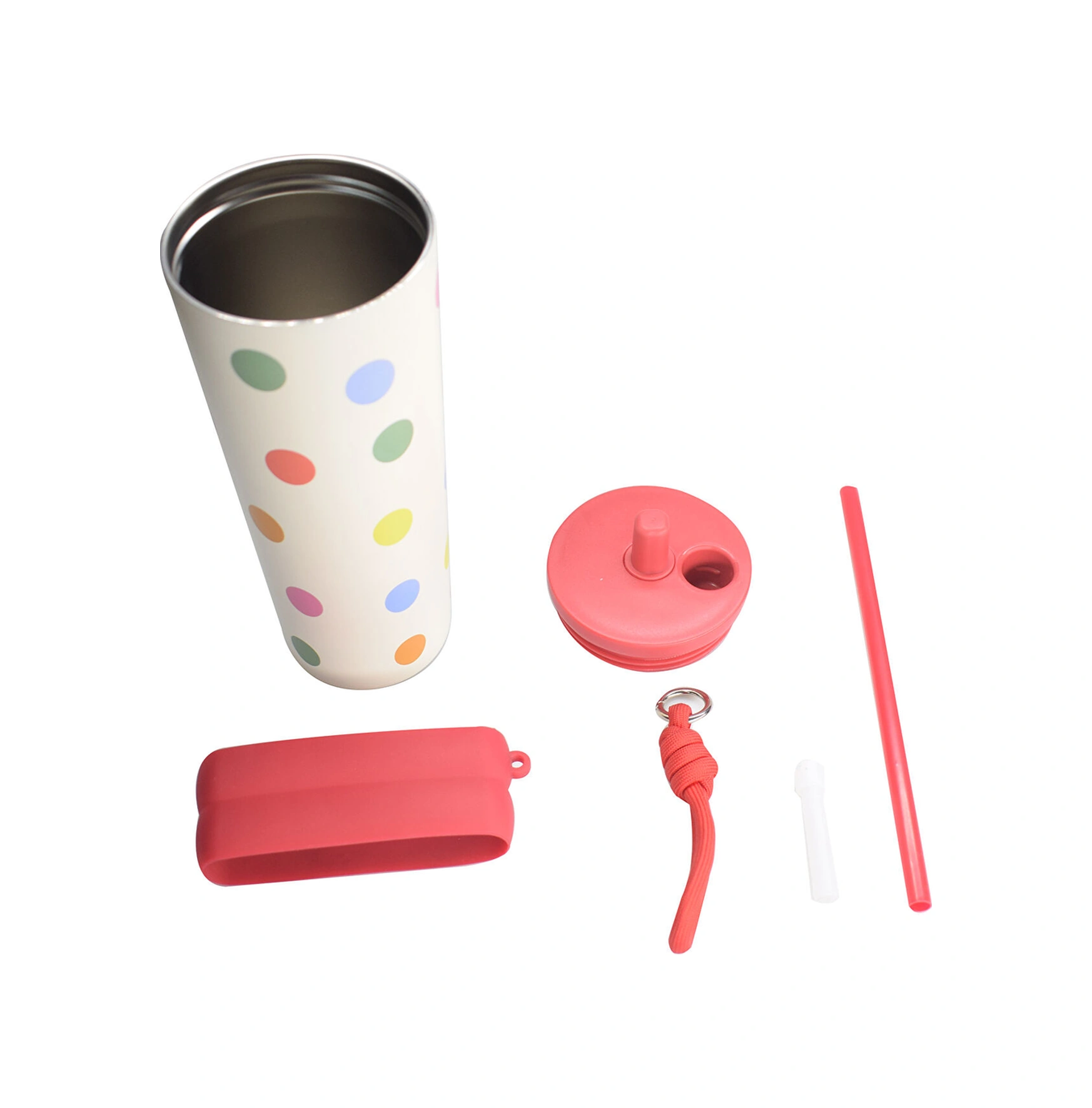 Karaca Point Çelik Sızdırmaz Termos 600 Ml Kırmızı